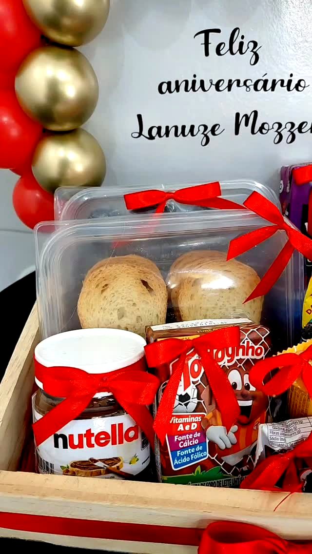 Cesta de presente personalizada — Balões Fest BH